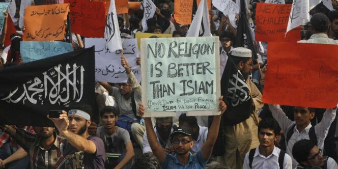 Manifestation anti-américaine à Lahore, au Pakistan, le 20 septembre 2012.