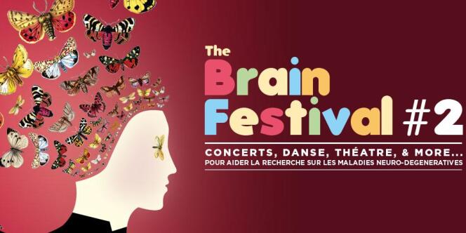Affiche du Brain Festival (pour Neuroligue) à Paris et dans plusieurs villes, jusqu'au 3 novembre 2012.