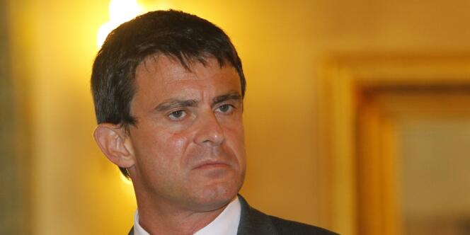 Le ministre de l'intérieur, Manuel Valls.