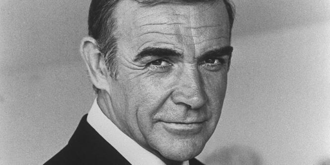 Sean Connery dans le rôle de James Bond en 1982.
