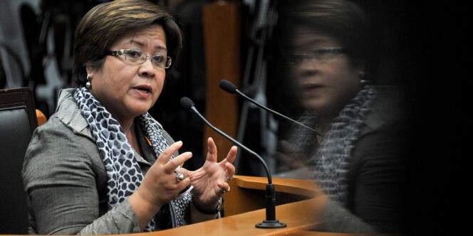 Leila de Lima, ministre de la justice philippine.