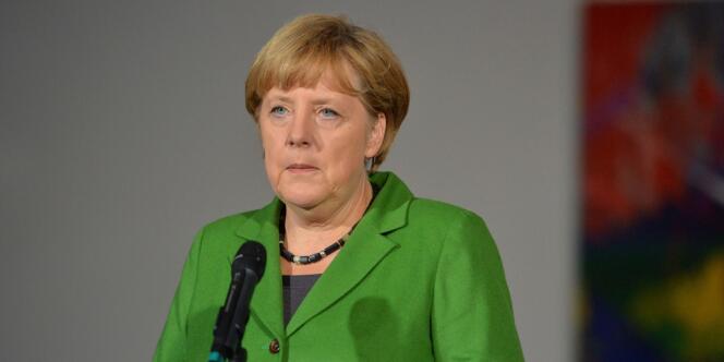 La chancelière allemande, Angela Merkel, le 16 octobre 2012 à Berlin.