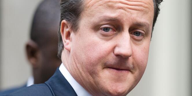 David Cameron quitte la Chambre des communes le 31 octobre 2012.