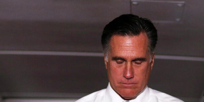 Mitt Romney, le soir du 6 novembre 2012, à Boston.