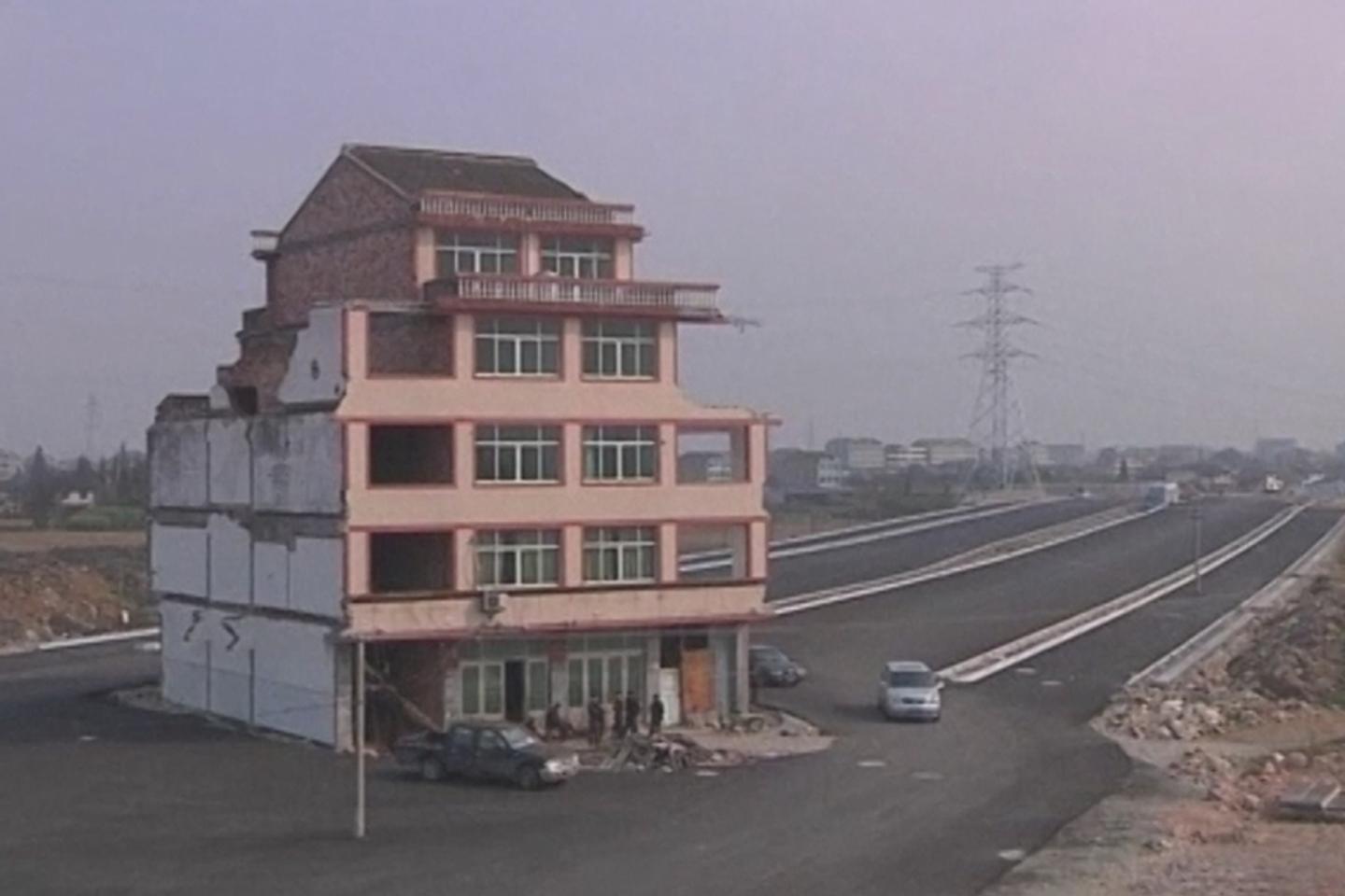 Chine : la maison au milieu de l'autoroute a été rasée
