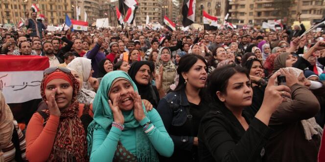 Les opposants au président Morsi étaient également rassemblés sur la place Tahrir du Caire, symbole de la révolte contre Hosni Moubarak.