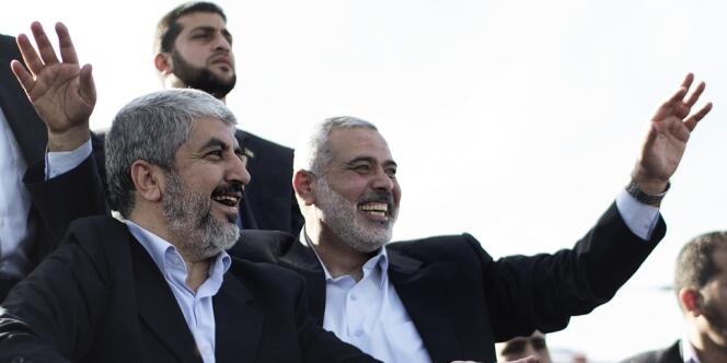Le chef politique du Hamas, Khaled Mechaal, a effectué une visite dans la bande de Gaza le 7 décembre 2012, la première depuis son départ en exil en 1967.