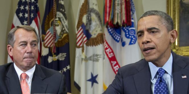 John Boehner et Barack Obama négocient depuis des mois sur la politique budgétaire américaine pour 2013. 
