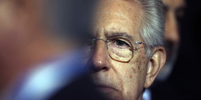 Le président du Conseil italien, Mario Monti, le 21 décembre, à Rome.