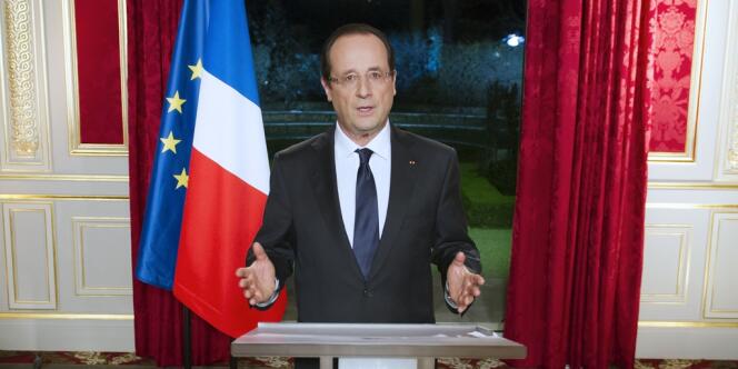 François Hollande, le 31 décembre.