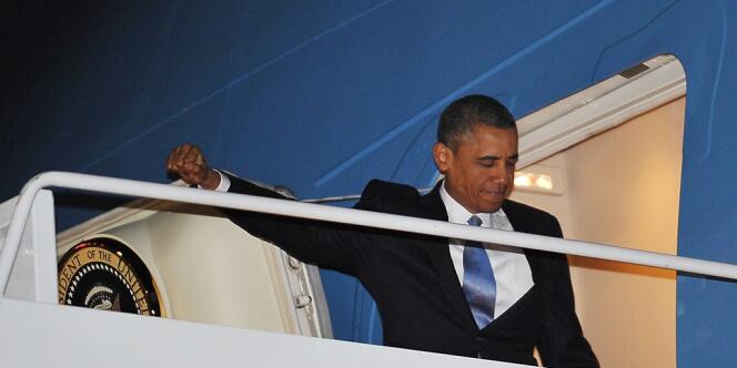 Barack Obama repart à Hawaï le 1er janvier 2013, après sa demi-victoire au Congrès contre les républicains