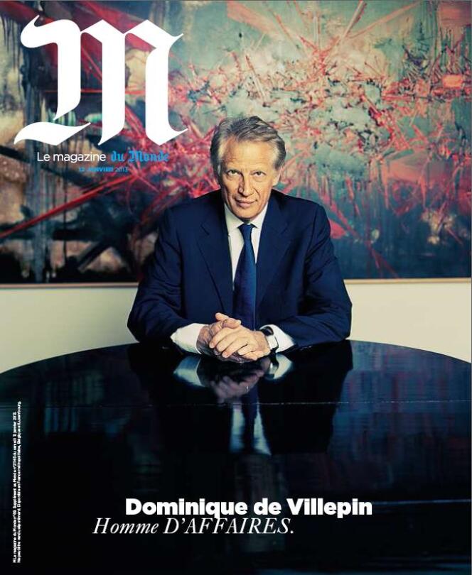La couverture de M Le Magazine du Monde.
