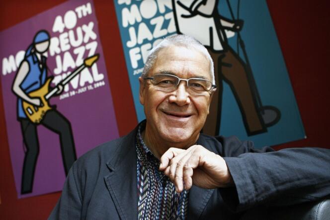 Le fondateur du Montreux Jazz Festival, Claude Nobs, en avril 2006.
