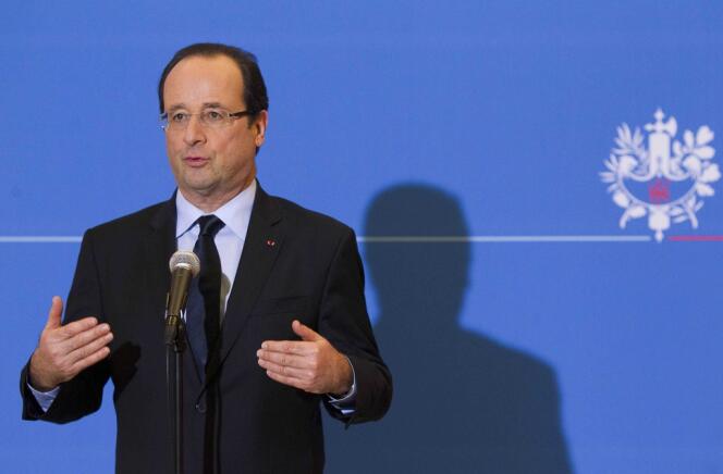 François Hollande à Grenoble, le 23 janvier.