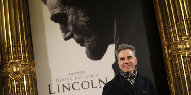 L'acteur Daniel Day-Lewis lors d'une séance de photos pour la promotion du film américain de Steven Spielberg, 