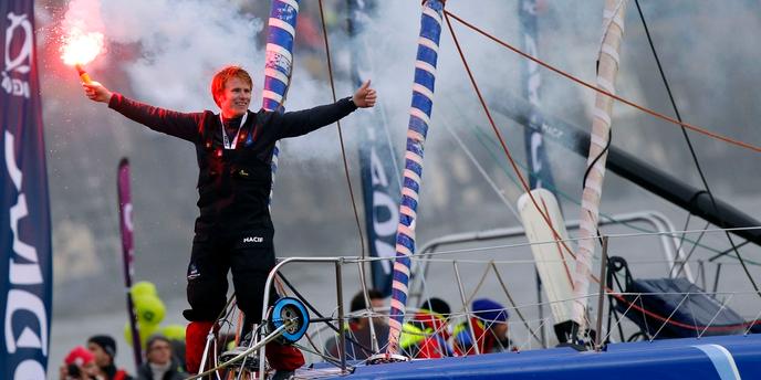 Résultat de recherche d'images pour "françois gabart vendée globe 2013"