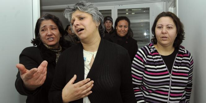 Basma Choukri, veuve de Chokri Belaid, le 6 février à Tunis.