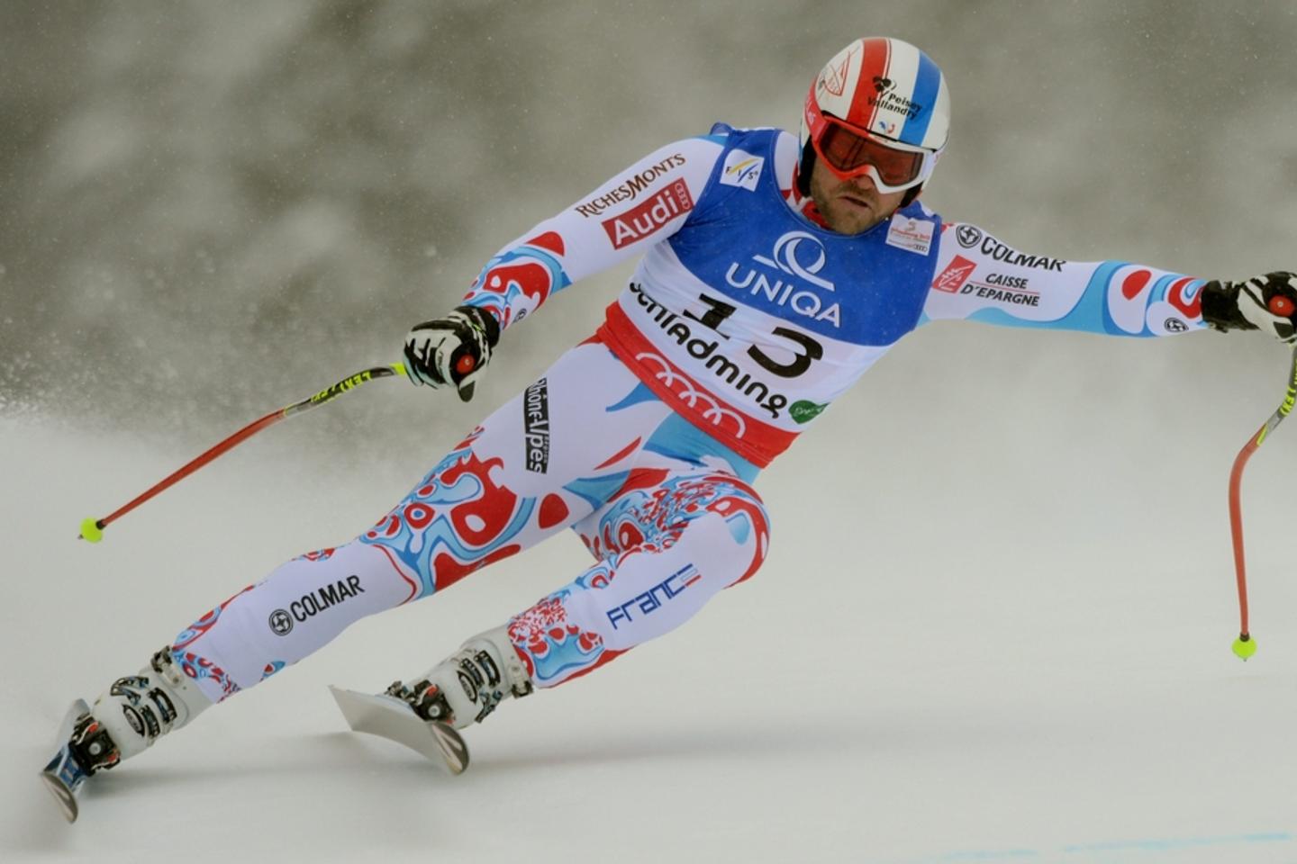 David Poisson, médaillé de bronze aux mondiaux de descente