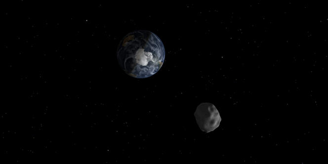 En février 2013, l'astéroïde 2012-DA 14, cinquante mètres de diamètre et 150 000 tonnes environ, était passé à moins de 28 000 kilomètres de la surface de notre planète Bleue.