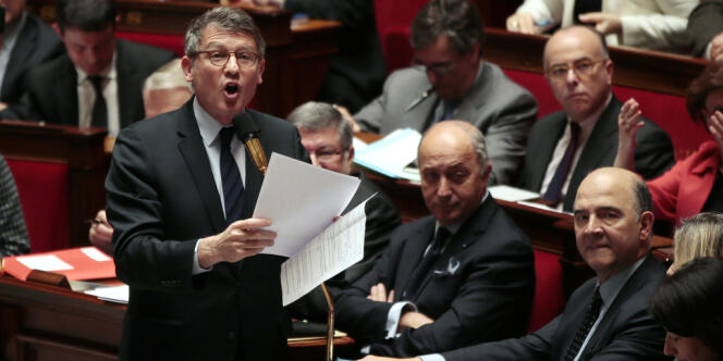 Vincent Peillon à l'Assemblée nationale, le 20 février 2013. 