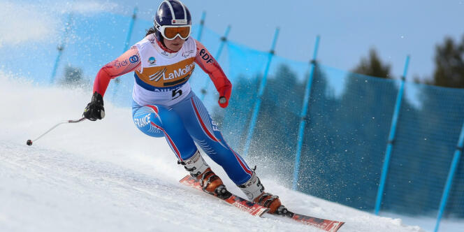 Marie Bochet, reine du ski handisport. 