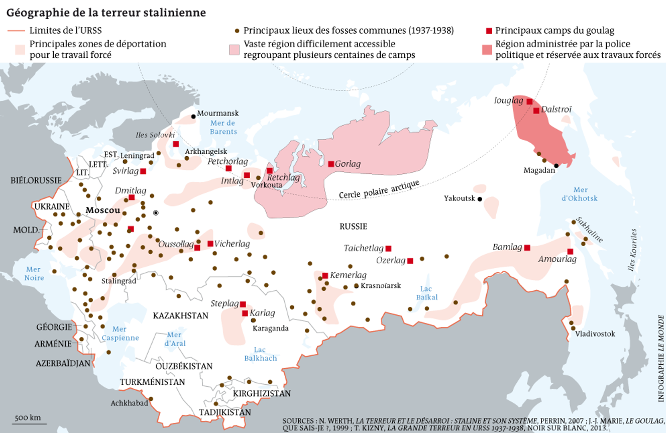 La Grande Terreur En Urss Carte Mentale
