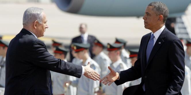 La première visite de Barack Obama après sa réélection en Israël, le 20 mars 2013. 
