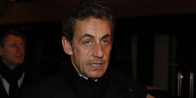 Nicolas Sarkozy, le 28 janvier à Paris. 