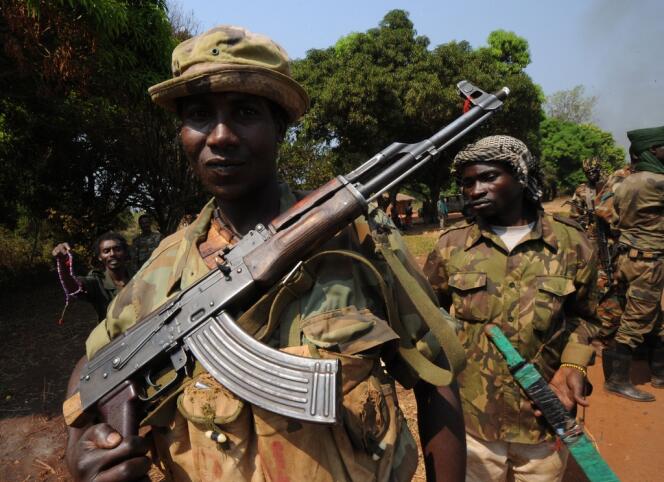 Les rebelles de la Séléka aux portes de Bangui, en janvier 2013, lors d'une précédente tentive de renversement du président François Bozizé.