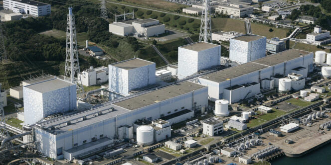 Vue aérienne de la centrale nucléaire de Fukushima en 2008.