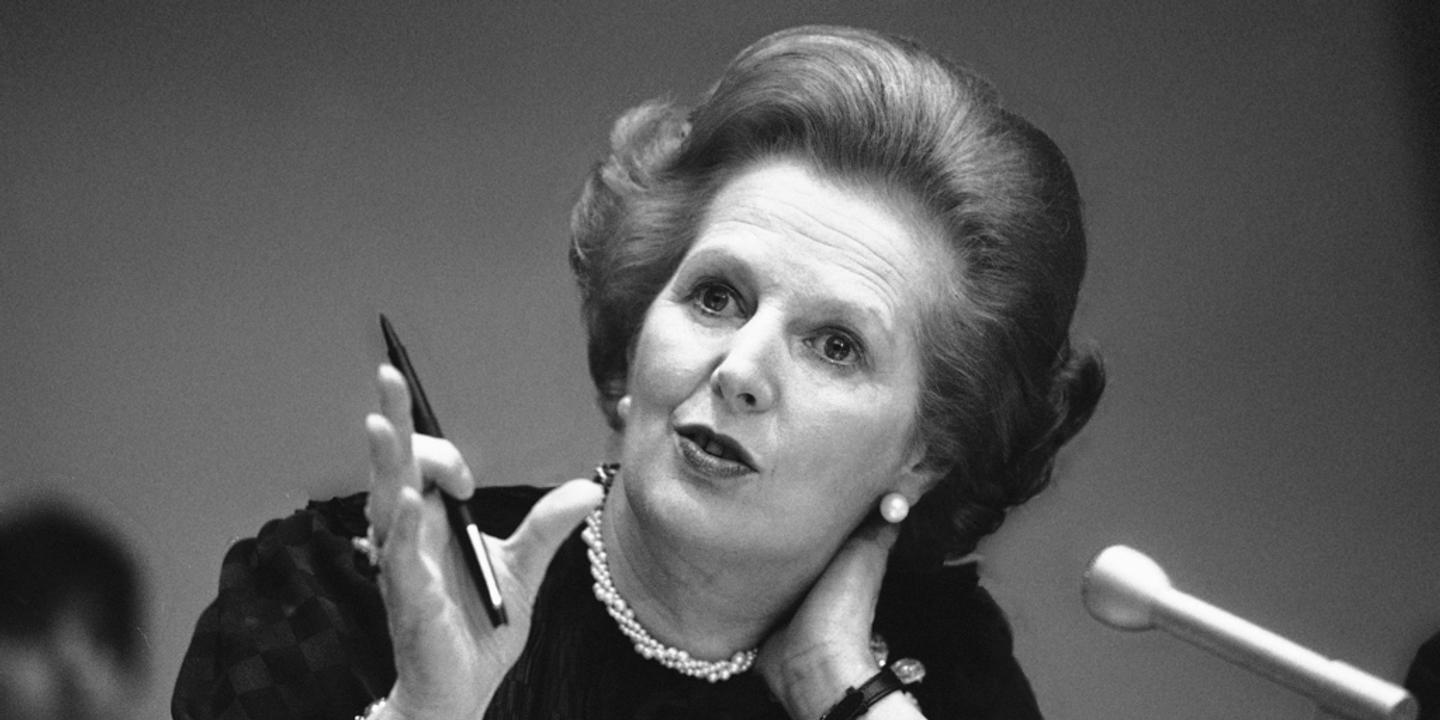 Margaret Thatcher Portrait De La Dame De Fer