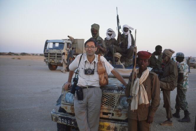 Benoît Gysembergh au Tchad, en 1990.