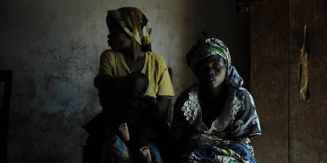Des femmes de Nakiele, au Sud-Kivu, qui affirment avoir été violées par des soldats congolais.
