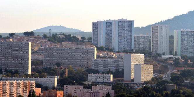 Les quartiers nord de Marseille, le 18 septembre 2012.