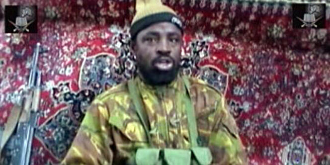 Capture d'écran datée du 13 mai 2013 et montrant Abubakar Shekau, le chef présumé du groupe islamiste Boko Haram.  