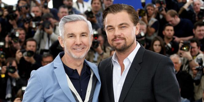 Baz Luhrmann et Leonardo DiCaprio au 66e Festival de Cannes, le 15 mai 2013.