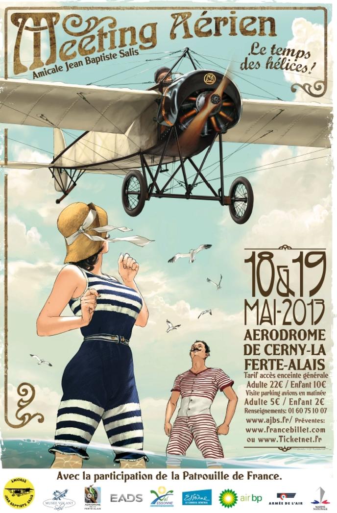 Meeting Aérien De La Ferté Alais Affiche Interdite