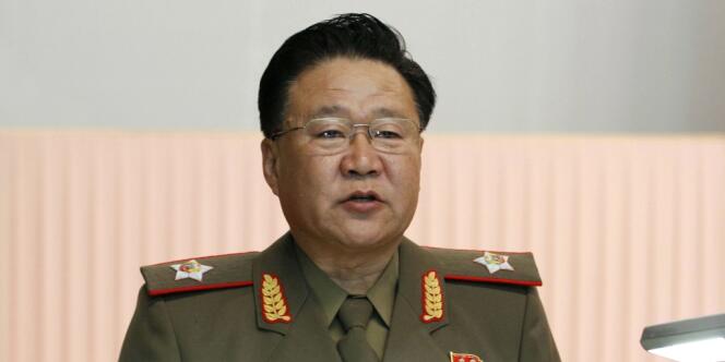 Choe Ryong-Hae, directeur du politburo de l'Armée populaire du Corée, le 18 juillet 2012.