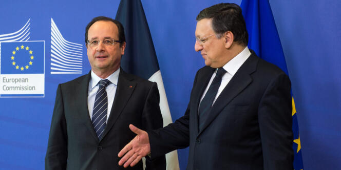 Jose Manuel Barroso et François Hollande, le 15 mai.