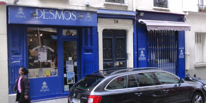 La librairie grecque Desmos, à Paris.