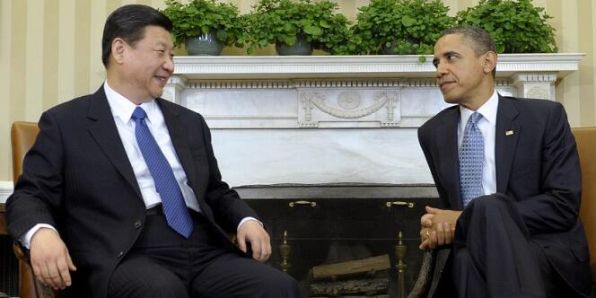 Le président Barack Obama et son homologue chinois Xi Jinping, le 14 février à Washington.