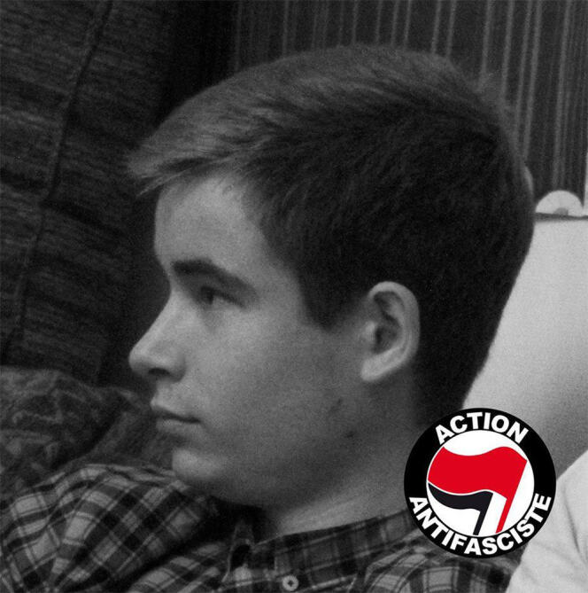 Clément Méric, sur une image diffusée par le compte Facebook d'Action antifasciste, le 6 juin 2013.