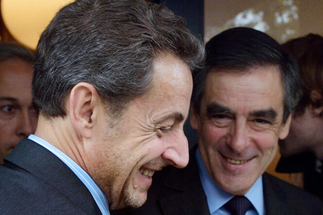 Nicolas Sarkozy et François Fillon, le 24 octobre 2012.