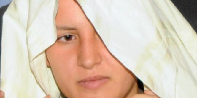 Amina Sboui, membre des Femen tunisiennes, au tribunal de Kairouan, le 5 juin.