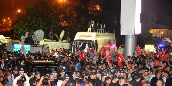 Erdogan à Istanbul, le 7 juin.