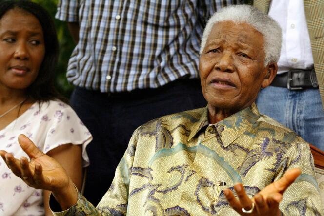 L'icône de la lutte contre l'apartheid, qui est âgé de 94 ans, a été hospitalisée fin mars pendant neuf jours pour une pneumonie.