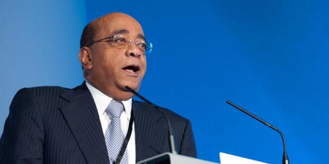 Mo Ibrahim, page d'accueil de la Mo Ibrahim Foundation.