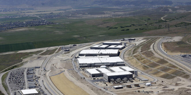 Vue aérienne du futur centre de stockage de données de la NSA à Bluffdale, dans l'Utah, le 6 juin 2013. Le site devrait ouvrir en septembre.  