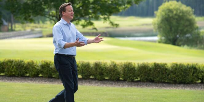 Le premier ministre britannique David Cameron en juin 2013.