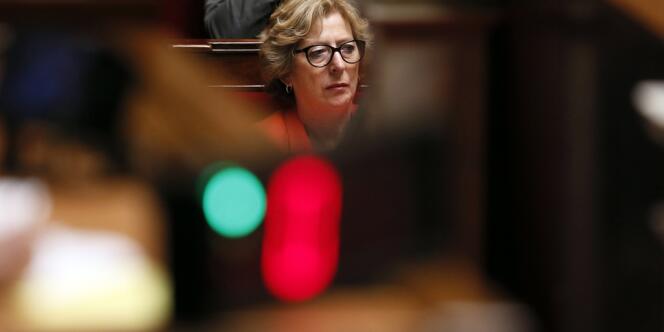 La ministre de l'enseignement supérieur et de la recherche Geneviève Fioraso à l'Assemblée nationale, le 22 mai 2013.